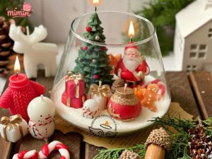 gợi ý quà Noel với nến thơm chủ đề giáng sinh thật tinh xảo