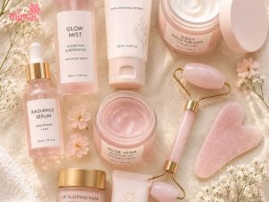 set mỹ phẩm tone hồng thích hợp làm quà tặng 8 3 cho bạn gái