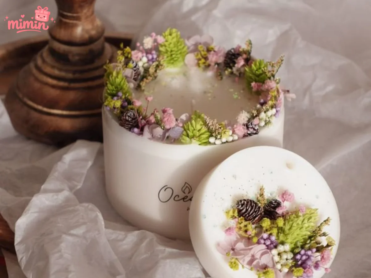 nến thơm decor thích hợp làm quà sinh nhật độc đáo